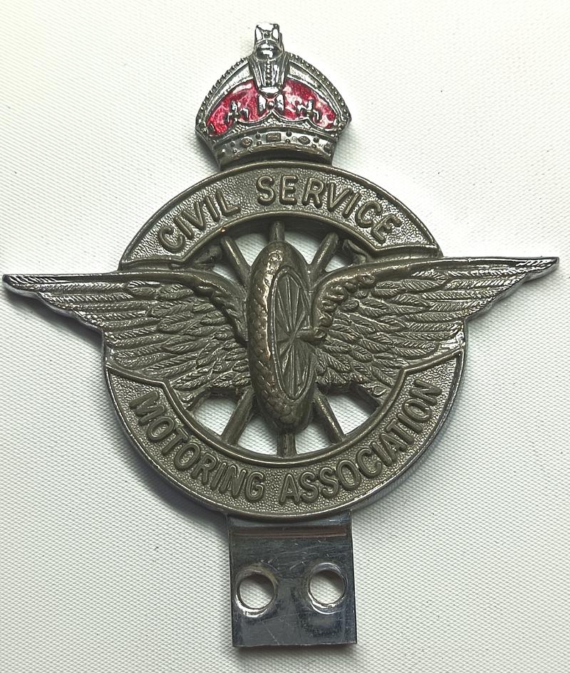Civil Service Motoring Association Car Badge.