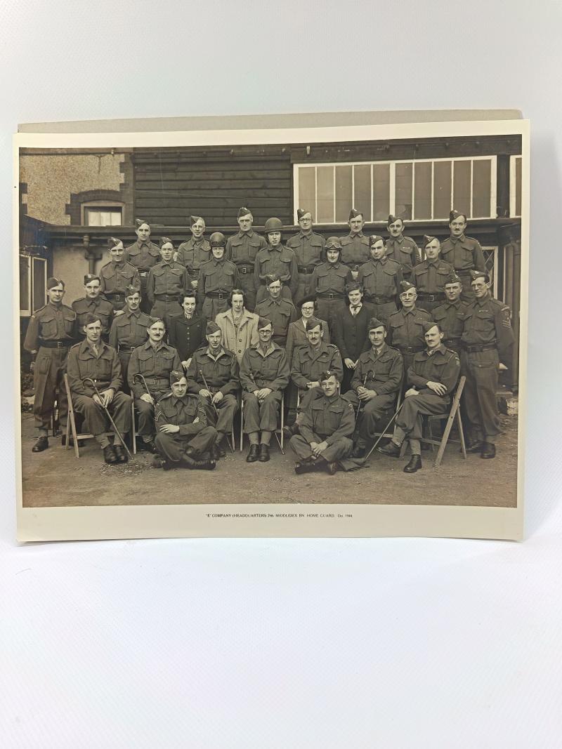 Large WW2 Photograph, 29th Middlesex Home Guard, 