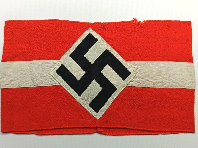WW2 German Hitler Youth Armband. Bevo Type.
