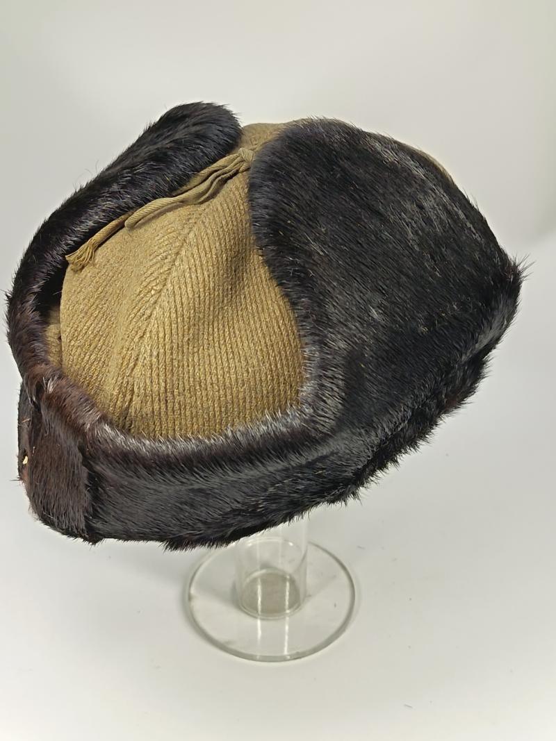 WW2 British Army Cold Weather Cap. 1941.