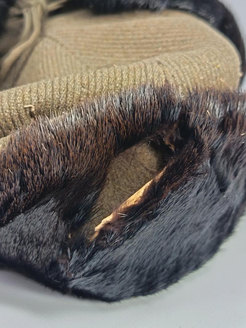 WW2 British Army Cold Weather Cap. 1941.