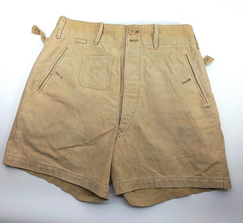 WW2 German Kriegsmarine Tropical Shorts. Bridgend POW Camp Interest.