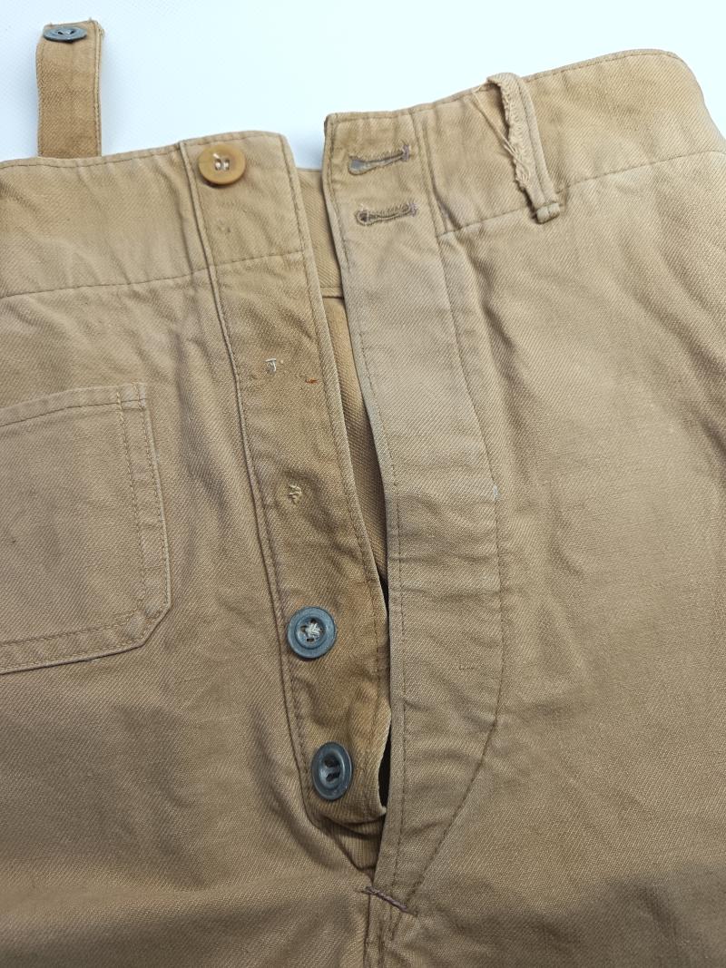 WW2 German Kriegsmarine Tropical Shorts. Bridgend POW Camp Interest.