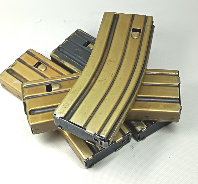 4 X Colt Division, M16/AR15, 30 Round 5.62 Magazines.