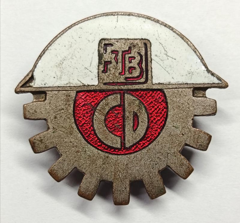South Wales Richard Thomas and Baldwin Steelwork Civil Defense Enamel Badge.