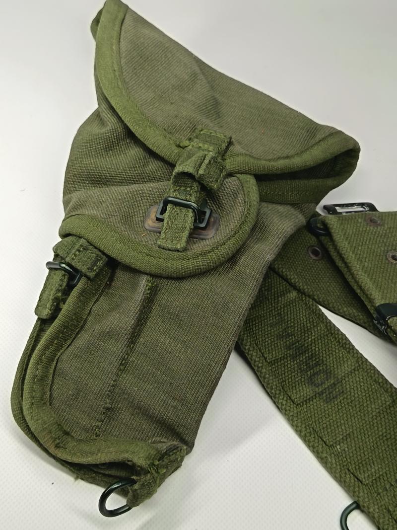 British 58 Pattern 9mm Pistol Holster Rig.