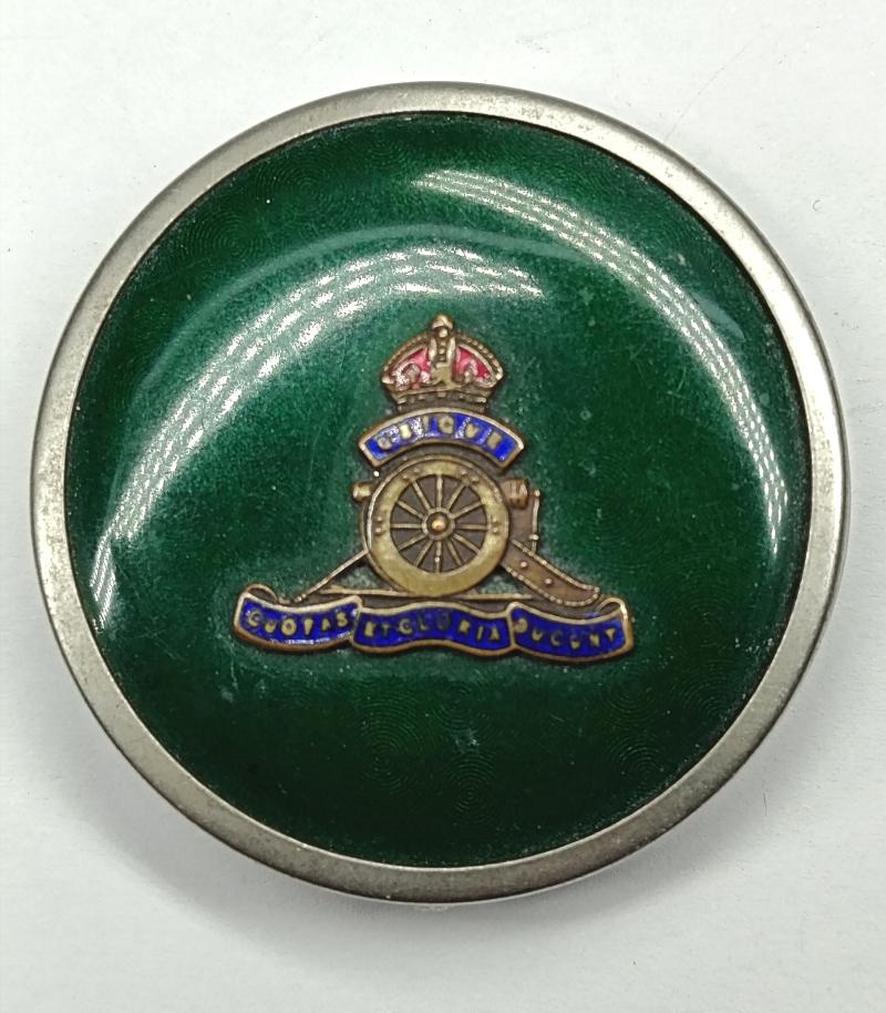 WW2 Royal Artillery Ladies Souvenir Powder Case.