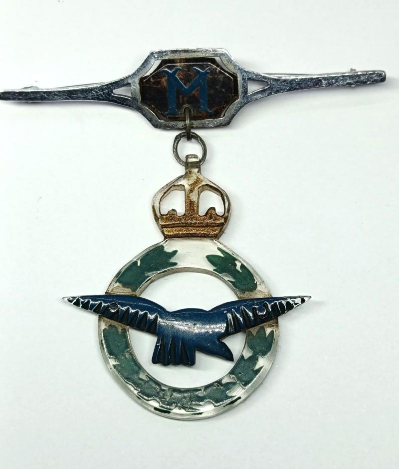 RAF Pexiglas Sweetheart Wings Brooch.