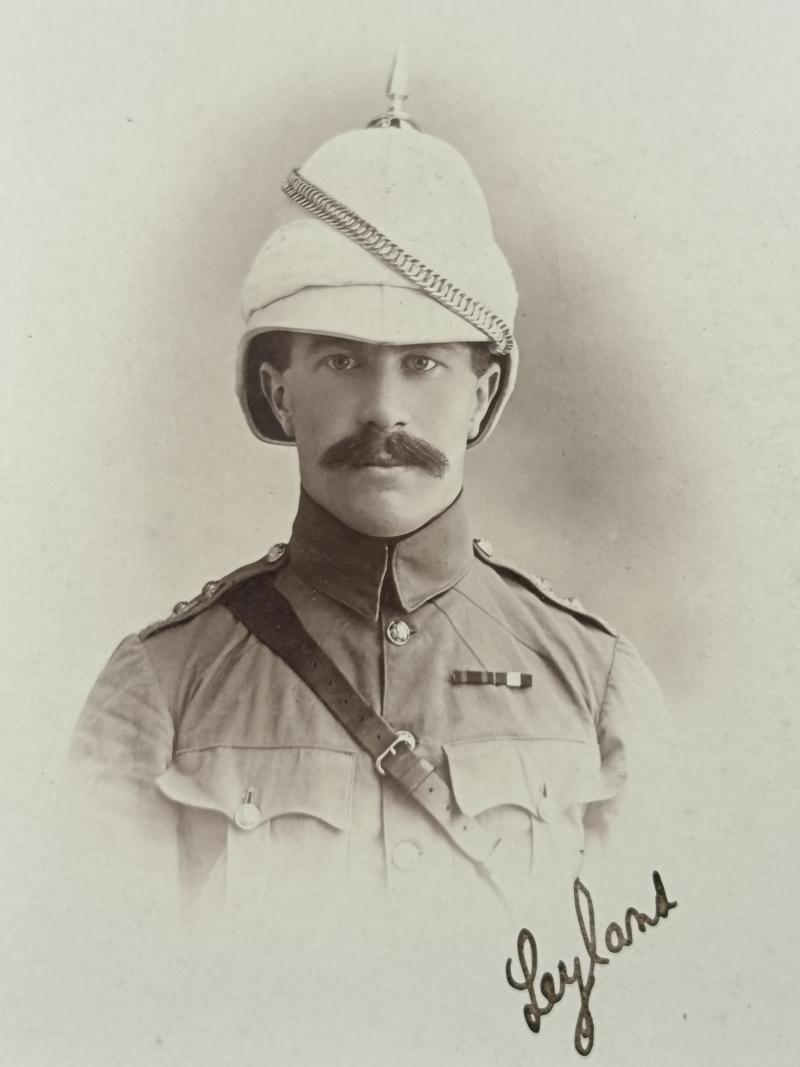 Named Boer War Officer's Photo.
