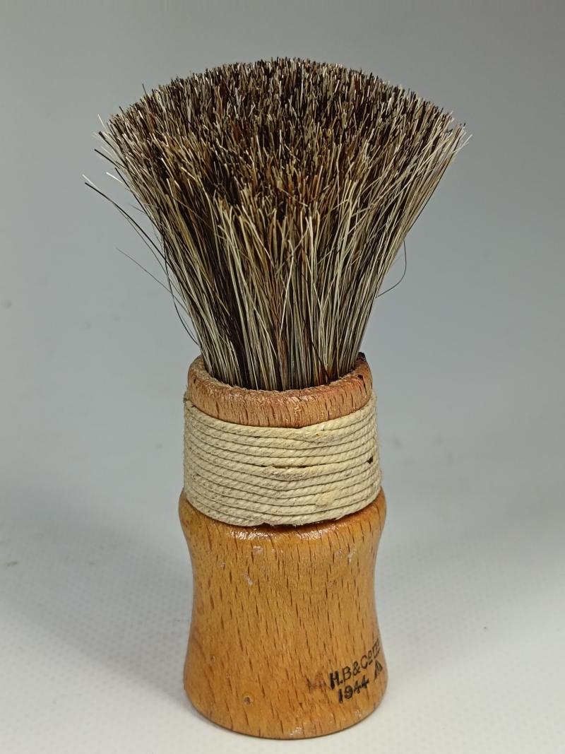 WW2 British Army Shaving Brush. 1944 Dated.