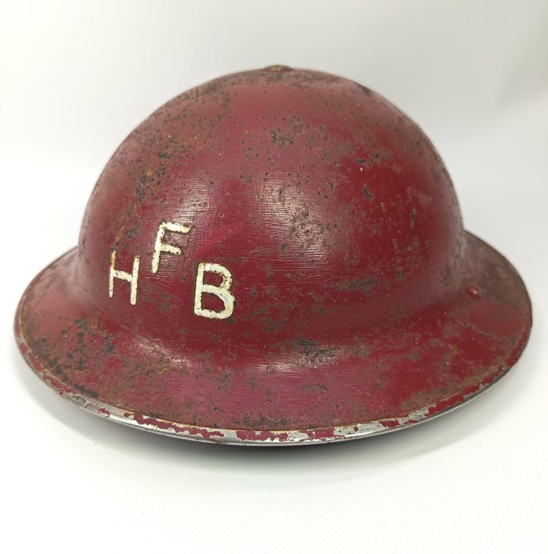 Early British Fire Brigade MK2 Helmet.