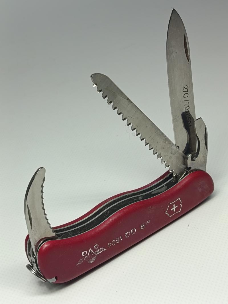 British GQ Parachute Co. RAF Aircrew Issued Knife. Victorinox.