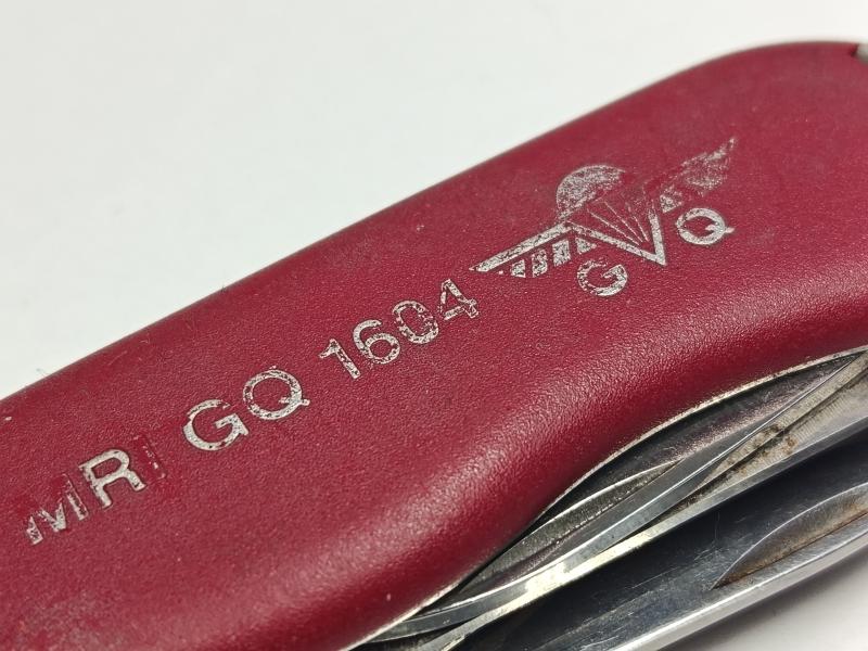 British GQ Parachute Co. RAF Aircrew Issued Knife. Victorinox.