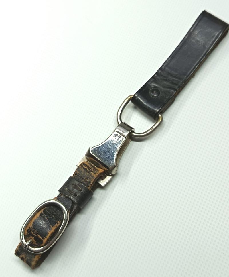WW2 German RZM Stamped Dagger Hanger and D Ring Strap.