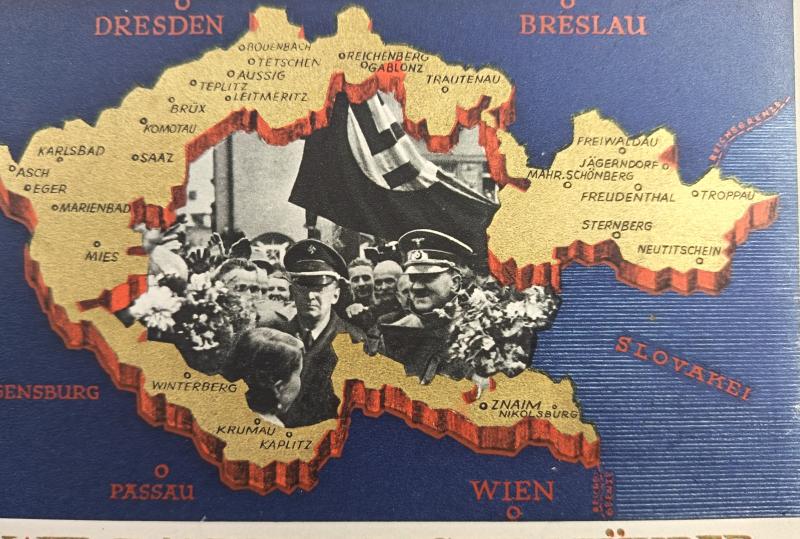 WW2 German Postcard. Sudetenland 