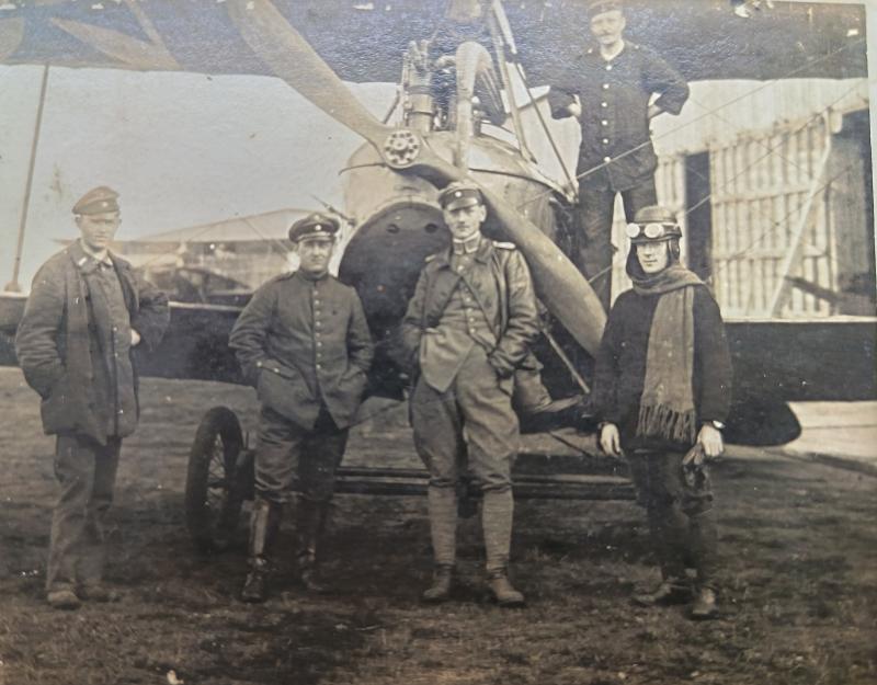 WW1 German Postcard. Bavarian Pilots Training School.