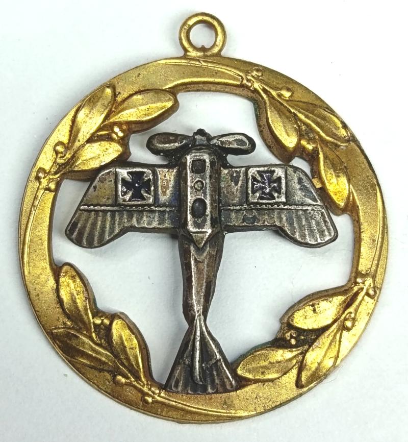 WW1 German/Austrian Taube Aircraft Pendant.